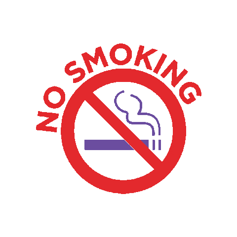 No Smoking Cigarette Sticker by AMA