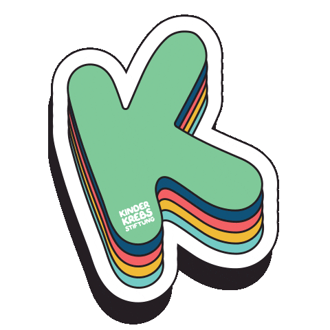 Goldenribbon Sticker by Kinderkrebsstiftung