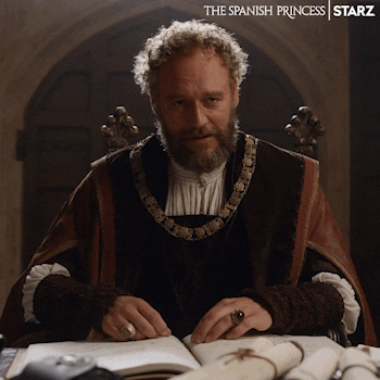 king henry hello GIF by The Spanish Princess