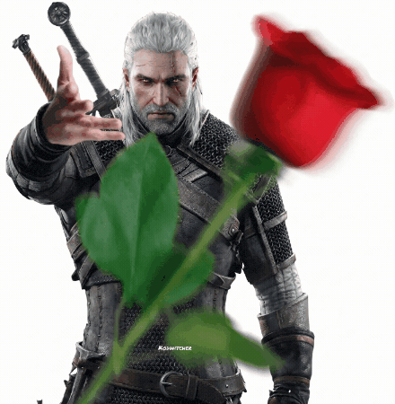 The Witcher Flower GIF