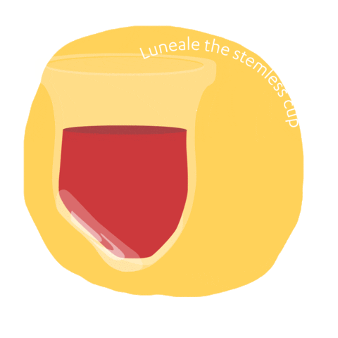 Blood Cup Sticker by Luneale