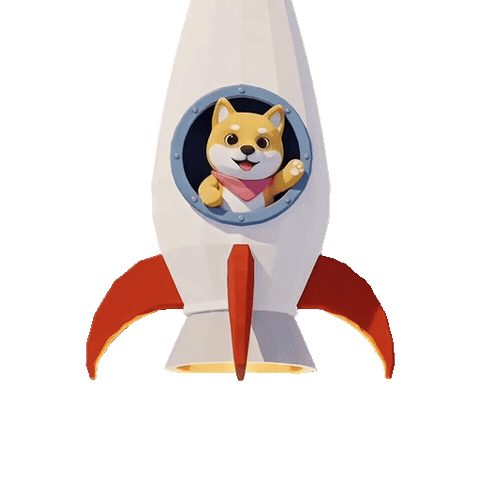 To The Moon Wow Sticker