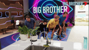 Big Brother Running GIF by Big Brother Australia