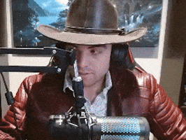 Surprise Cowboy Hat GIF