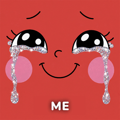 Happy Tears Crying GIF by bilou