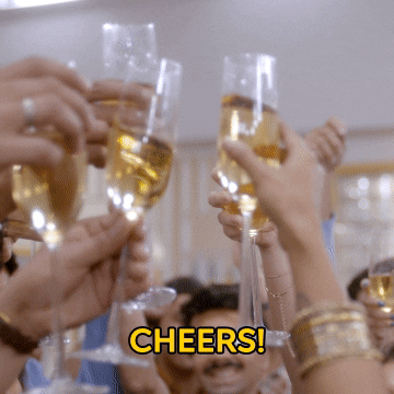 Party Cheers GIF by MX Player - Find & Share on GIPHY