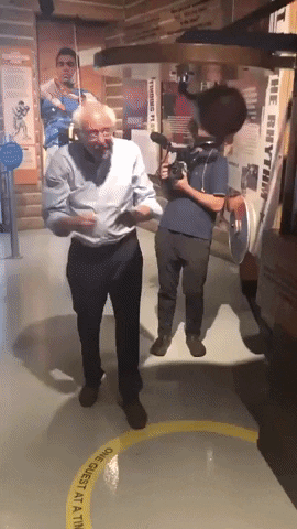 Bernie Sanders Punch GIF by MOODMAN - Find & Share on GIPHY