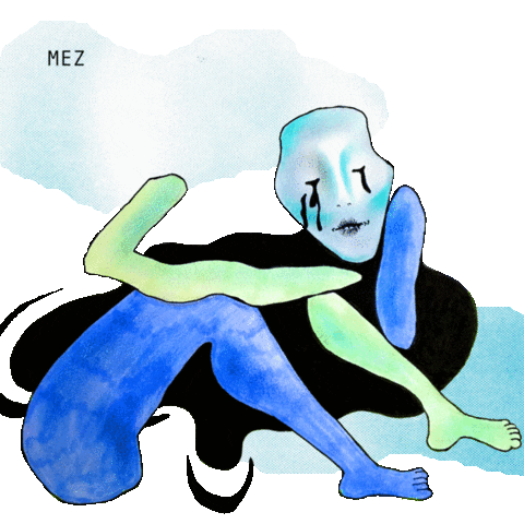 Sad Sticker