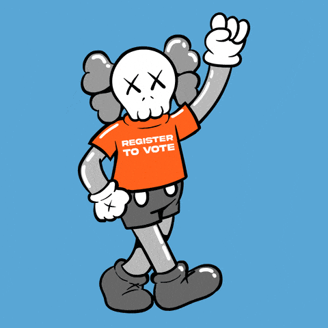KAWS Register to Vote