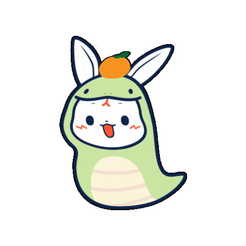 Bunny あけましておめでとう Sticker by BEAUTY GARAGE