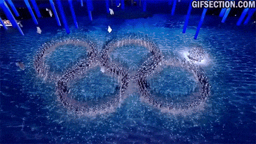 winter olympics ring GIF