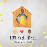 Home Sweet Home Vogel GIF by Mr. & Mrs. Panda