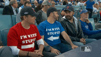 Im With Stupid Ben Affleck GIF by MLB