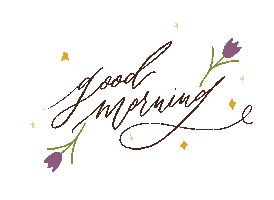 Good Morning Sticker