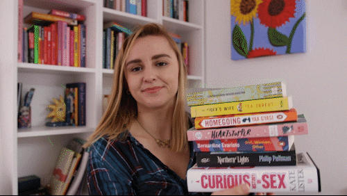 Books Falling GIF by HannahWitton