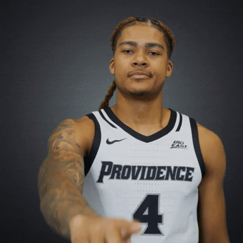 Basketball Wag GIF by Providence Friars