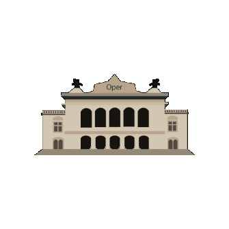 Wiener Staatsoper Austria Sticker