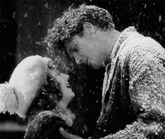 silent film love GIF