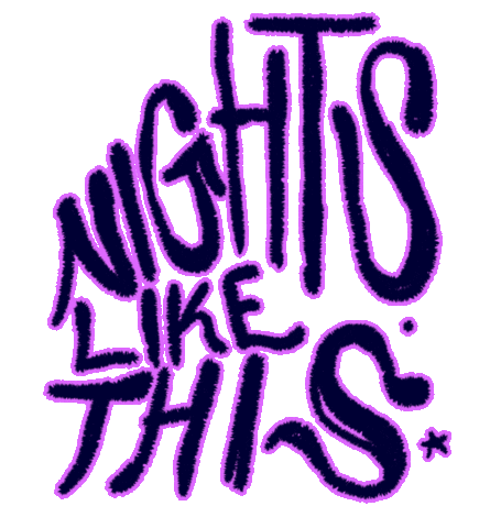 Nights Like This Art Sticker by OCTAVIO the Dweeb