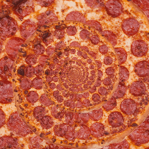 recursive pizza GIF