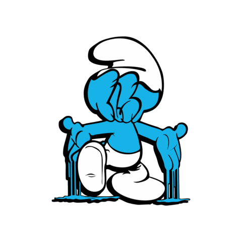 Smurf Sticker
