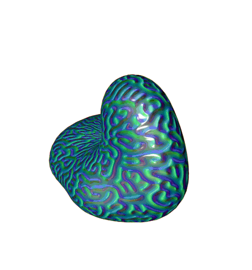 Glitch Brain Sticker