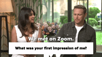 Priyanka Chopra Jonas And Sam Heughan Interview Each Other GIF by BuzzFeed