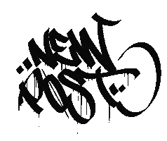 Post Graffiti Sticker