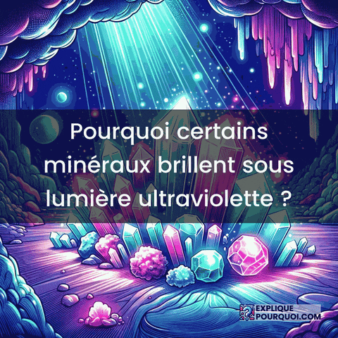 Minéraux Luminescents GIF by ExpliquePourquoi.com
