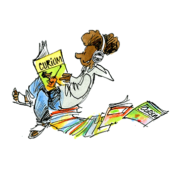 Magazine Lecture Sticker by Les Débrouillards