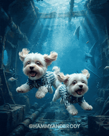 Shark Week Dog GIF by HammyandBrody