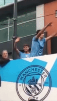 Manchester City Celebrates Premiere League Win