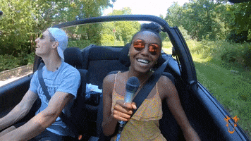 Carpool Karaoke Singing GIF by The Goat Agency