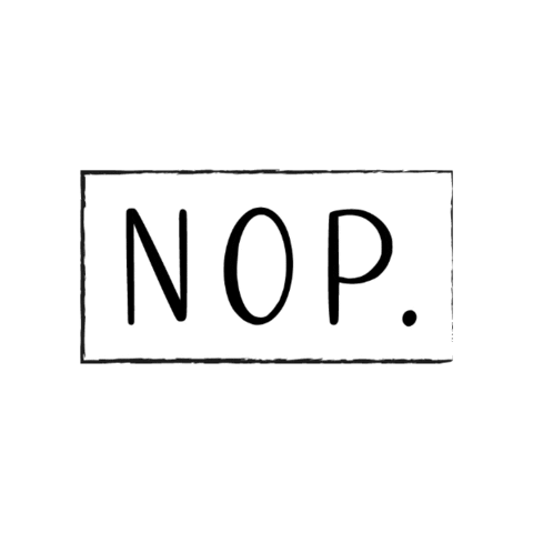 Nop Sticker by Soy Boss Mom