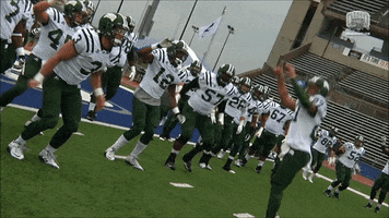 Ohio Bobcats Jump GIF by Ohio Football