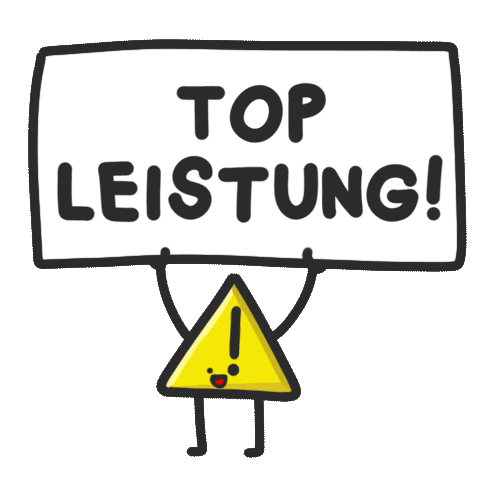 Achtung Sticker