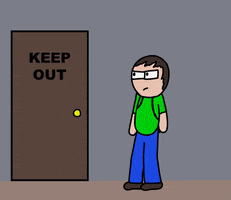 Keep Out Hammer Time GIF