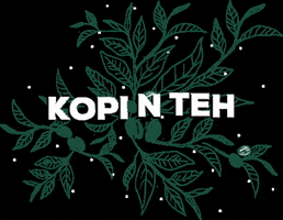 Coffee Words GIF by Kopi N Teh