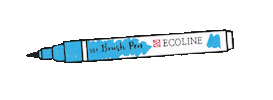 Brushlettering Sticker by ecolinedeutschland