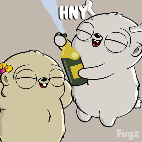 Happy New Year Party GIF by Fugz Official