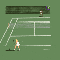 Tennis Court GIF by itsrach