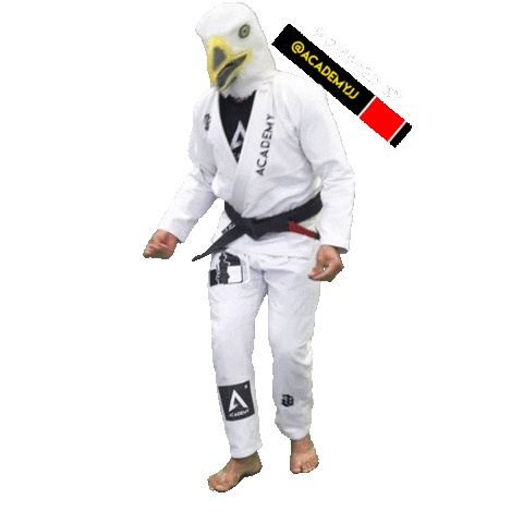 Grappling Bald Eagle Sticker by Academy Jiu-Jitsu