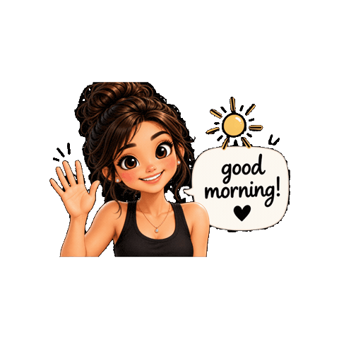 Happy Good Morning Sticker