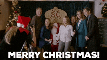 merry christmas family GIF by Hallmark Channel