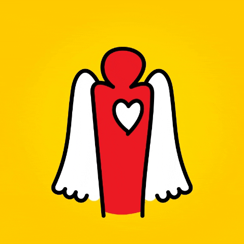 dobryandel heart angel srdce andel GIF