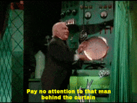 The Man Behind The Curtain GIFs - Find & Share on GIPHY
