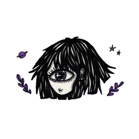 Flowers Universe Sticker
