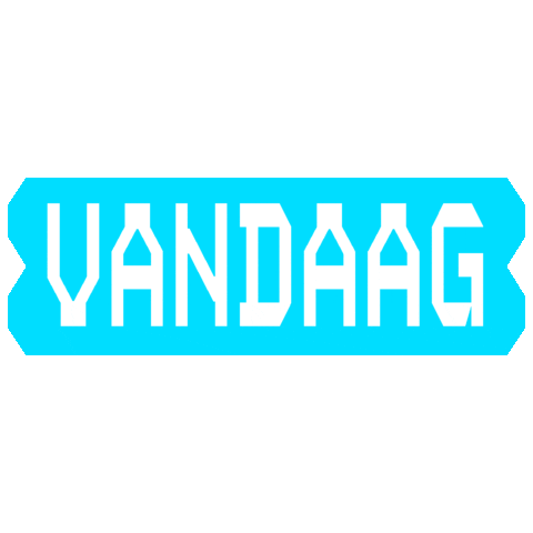 Vandaag Sticker by LantarenVenster