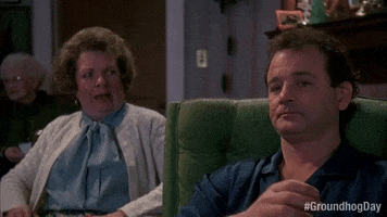 Bill Murray Drinking GIF by Groundhog Day