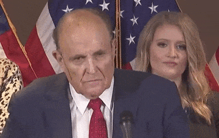 Sweating Rudy Giuliani GIF by GIPHY News